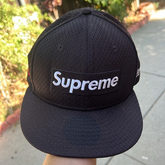 Supreme New Era Mesh Box Logo Cap Fitted 7 3/8. - Picture 17 of 17